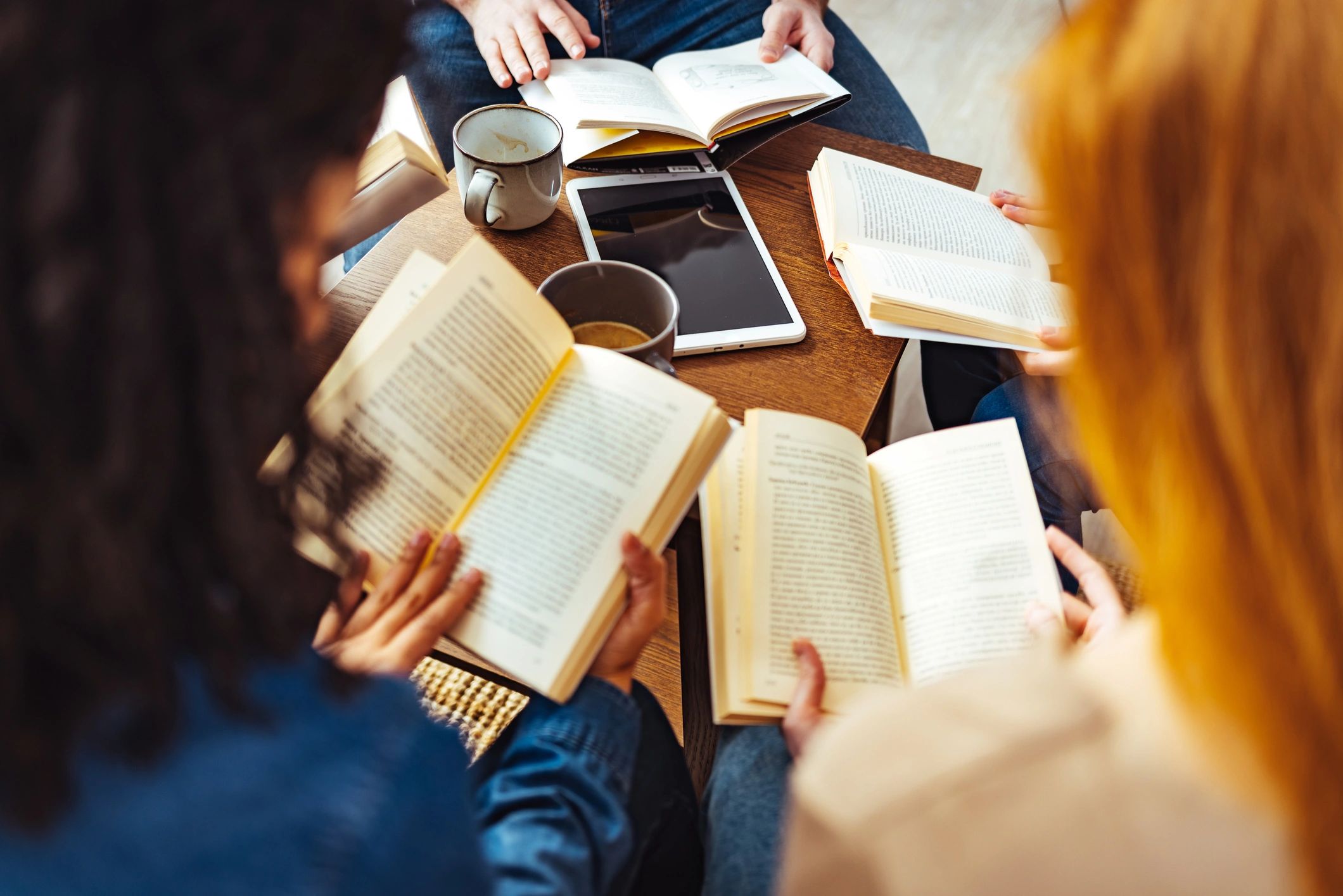 Community gathered for Bible study
